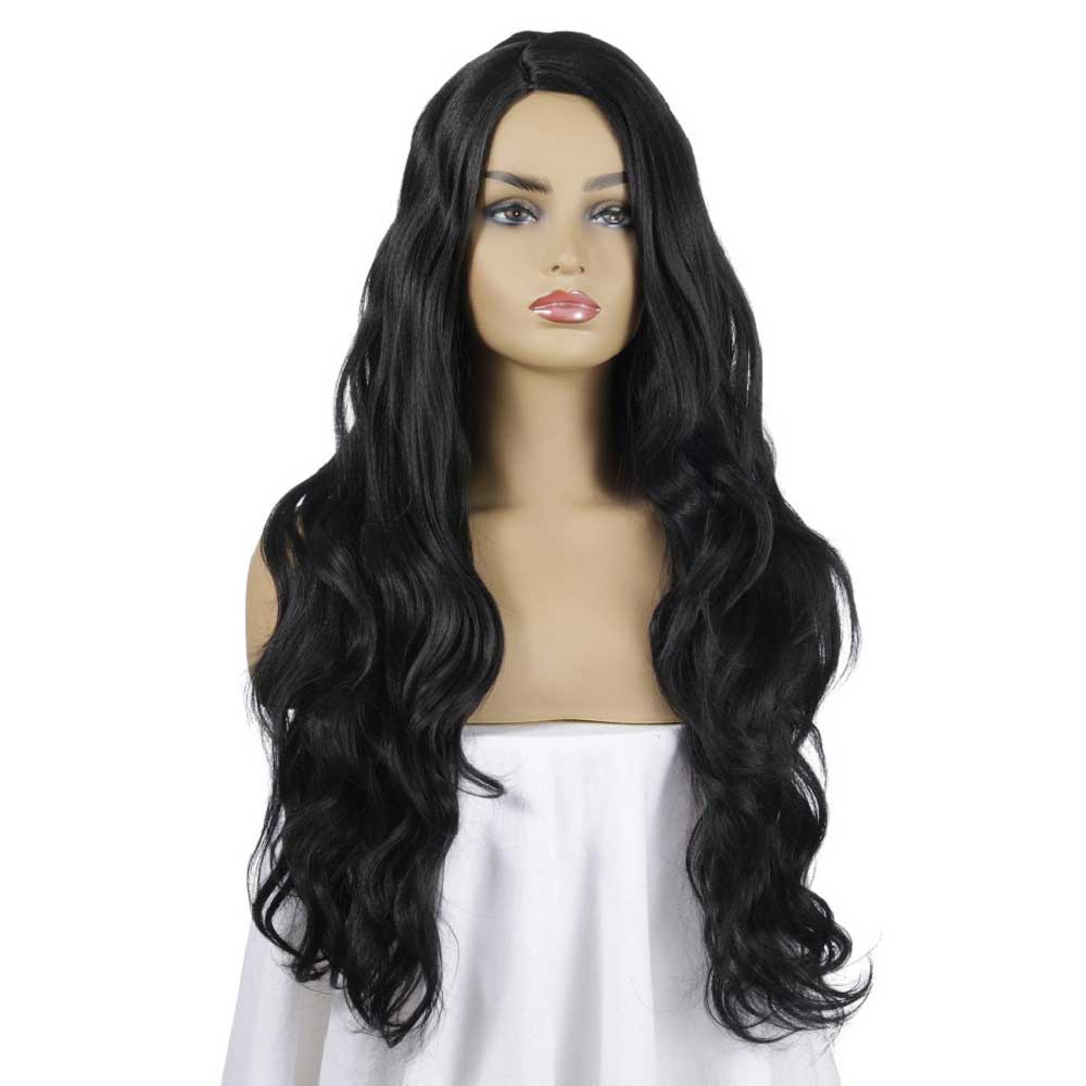 Black Wavy Wigs for Women Long Curly Wig Natural Looking