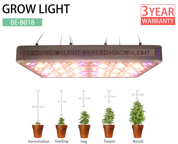 900W Cree COB LED Grow Light For Indoor Growing Marijuana
