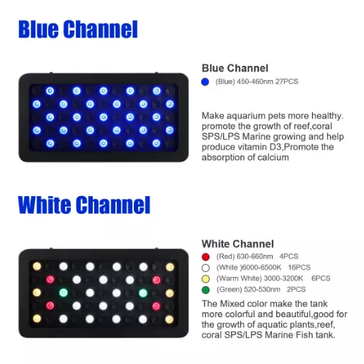 Dimmable LED Aquarium Light