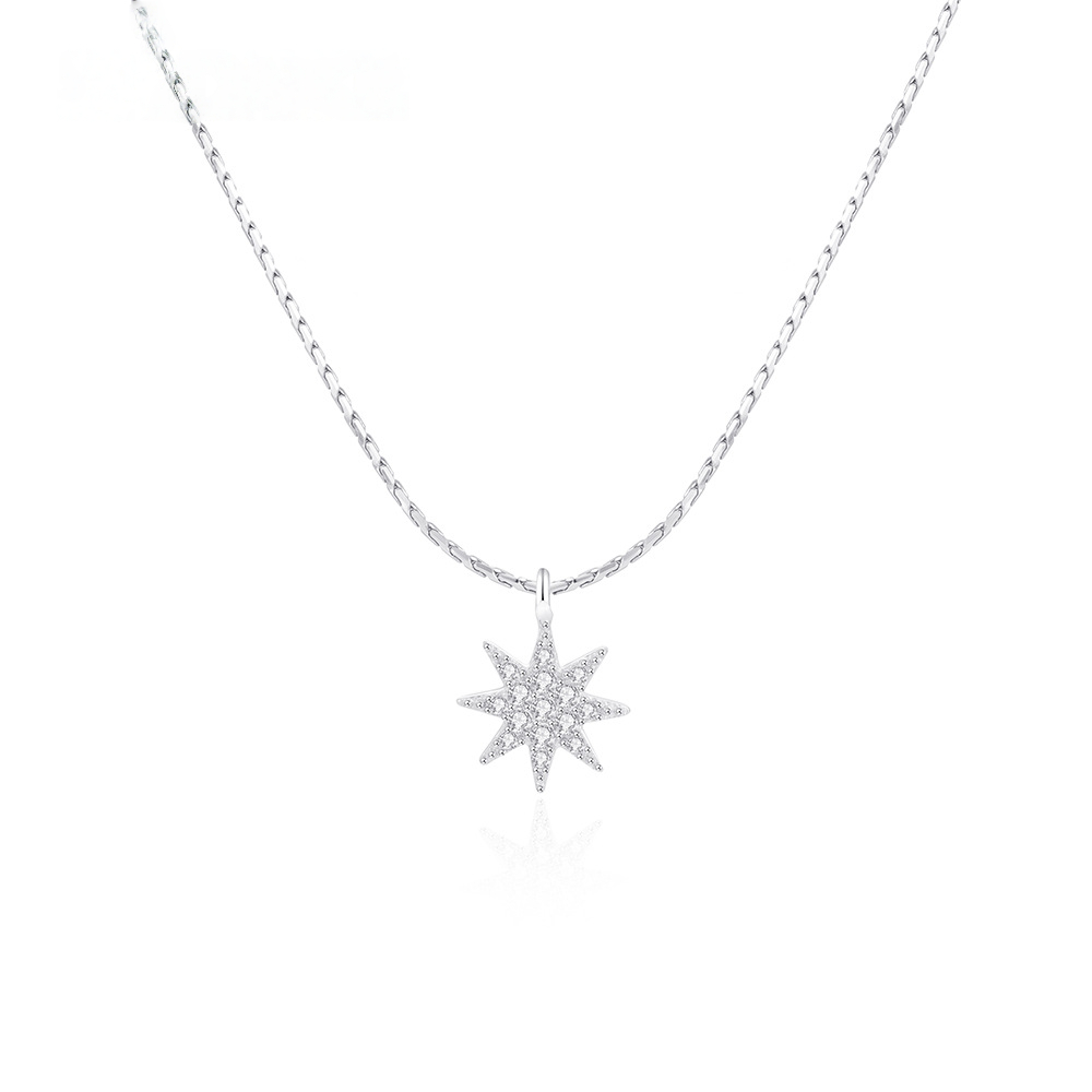 Star Pendant S925 Silver Minimalist Layering Jewelry Gift