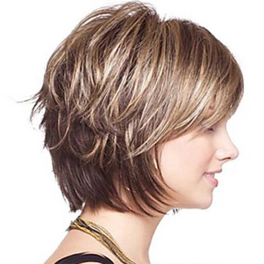 Short Blonde Wigs Heat Resistant Halloween Cosplay Pixie Wigs