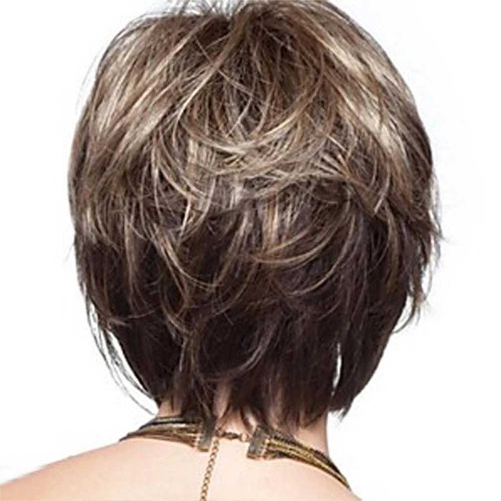 Short Blonde Wigs Heat Resistant Halloween Cosplay Pixie Wigs