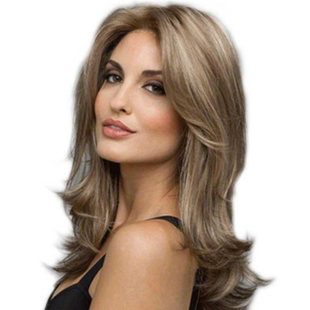 Long Wavy Wig for Women Heat Resistant Fiber for Daily Party