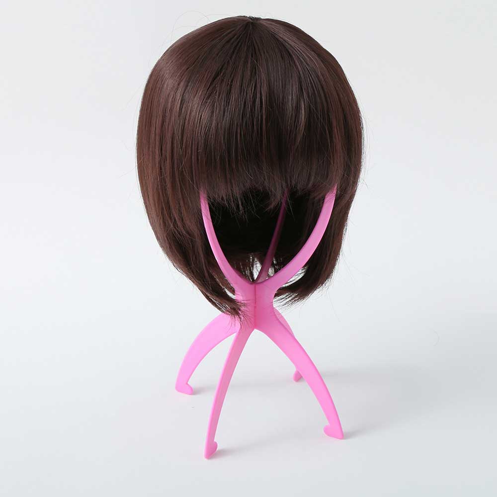 Wig Stand Holder Portable Plastic Folding Wig Holder Hairpieces
